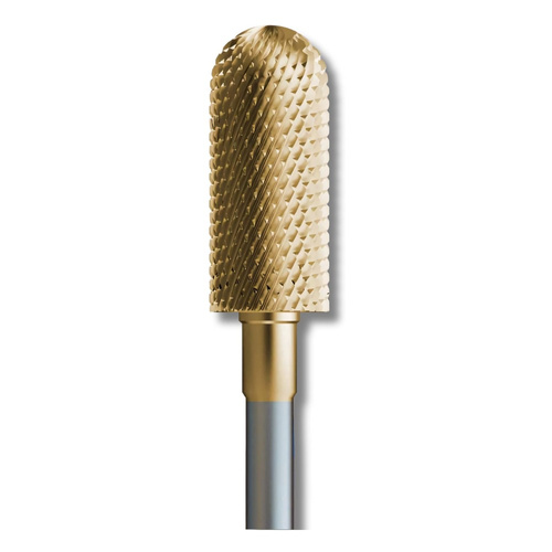 IQ Nails Frez do Paznokci z Węglika Wolframu Zaokrąglony Kształt Cylindra Specjalne Nacięcia Poprzeczne 6mm Powłoka ZRN 137XUF HP.060 1 Sztuka
