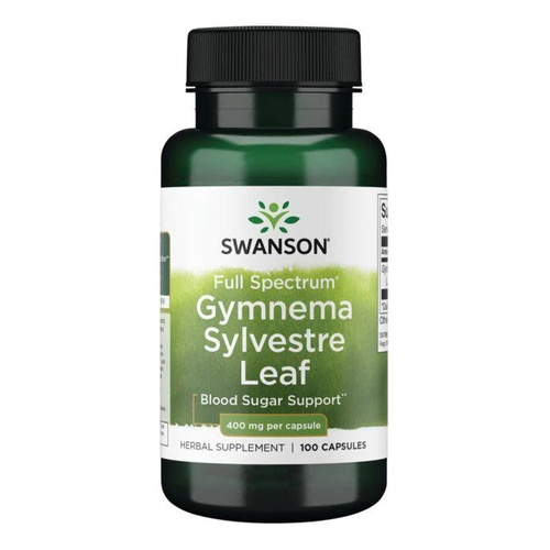 Swanson Full Spectrum Gymnema Sylvestre Leaf 400mg 100 Capsules