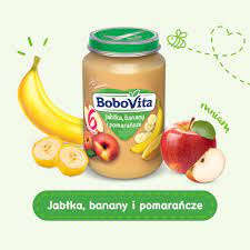 BoboVita Deser Jabłka Banany i Pomarańcze dla Niemowląt po 6 Miesiącu 190g