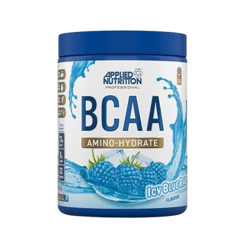 Applied Nutrition BCAA Amino-Hydrate Proszek na Trening o Smaku Lodowej Niebieskiej Maliny 450g