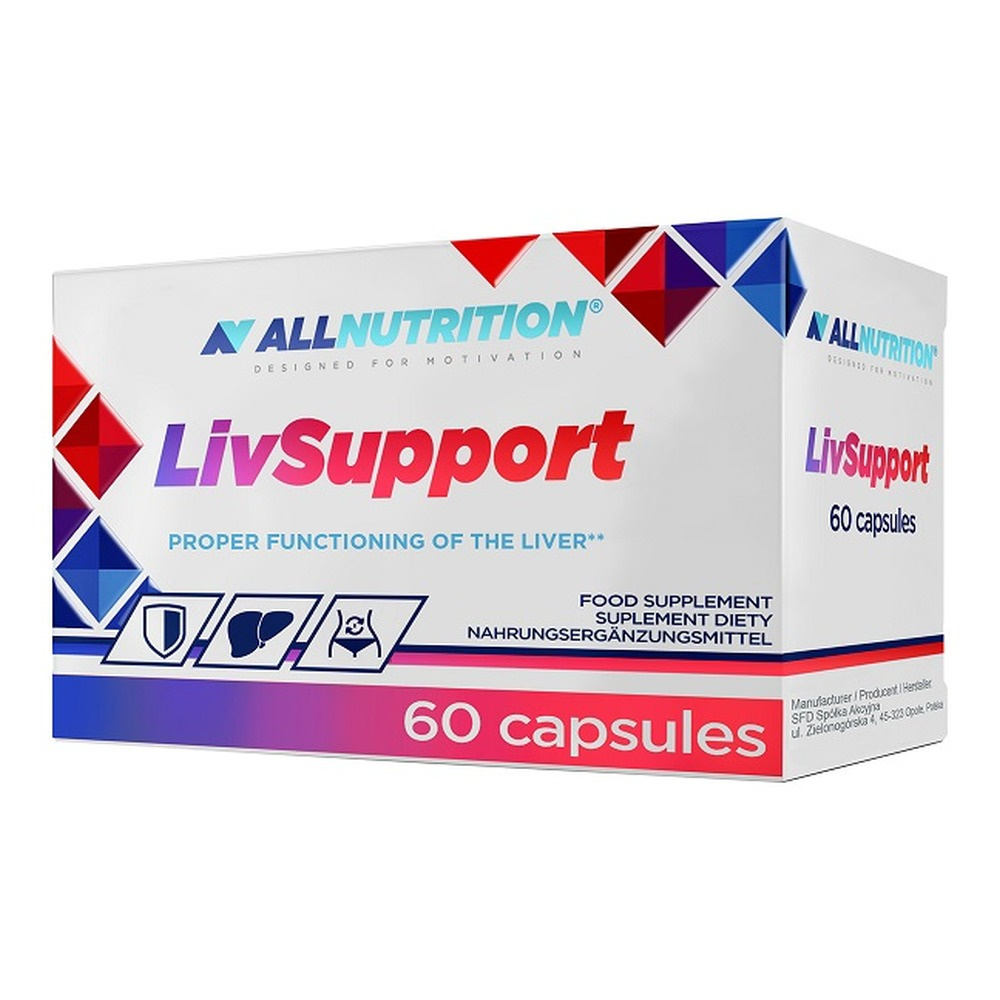Allnutrition Livsupport for Proper Functioning of the Liver 60 Capsules
