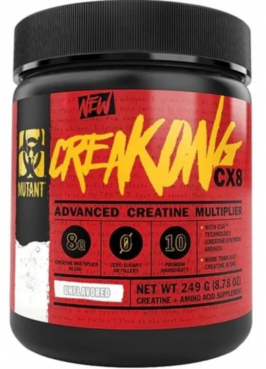 Mutant Creakong CX8 Unflavored Complex of Three Creatines Enriched with Amino Acids 249g