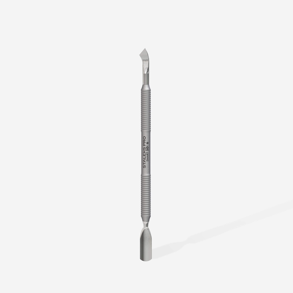 Staleks Pro Smart 50 Type 6 Manicure Pusher Rounded Narrow Pusher And Bent Blade 135mm