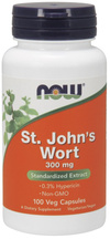 Now Foods St. John's Wort Dziurawiec 300mg Wspomaga Układ Moczowy i Trawienny Łagodzi Napięcia Nerwowe 100 Kapsułek