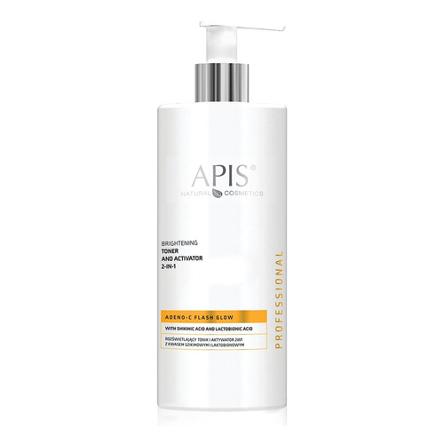 Apis Professional Adeno-C Flash Glow 2w1 Rozjaśniający Tonik i Aktywator 500ml