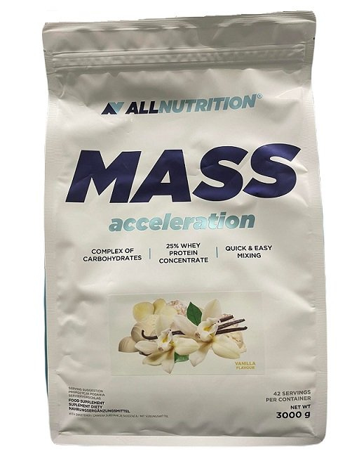 Allnutrition Mass Acceleration Vanilla Carbohydrate-Protein Complex 3000g