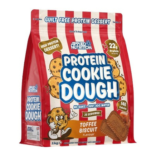 Applied Nutrition Protein Cookie Dough Dessert Toffee Biscuit Wysokobiałkowy Deser 1000g