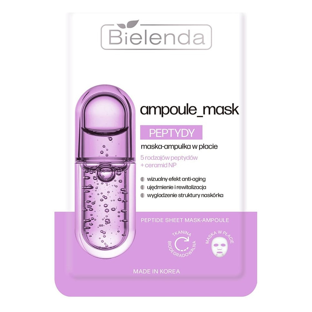 Bielenda Ampoule Mask Peptide Sheet Mask 1pc