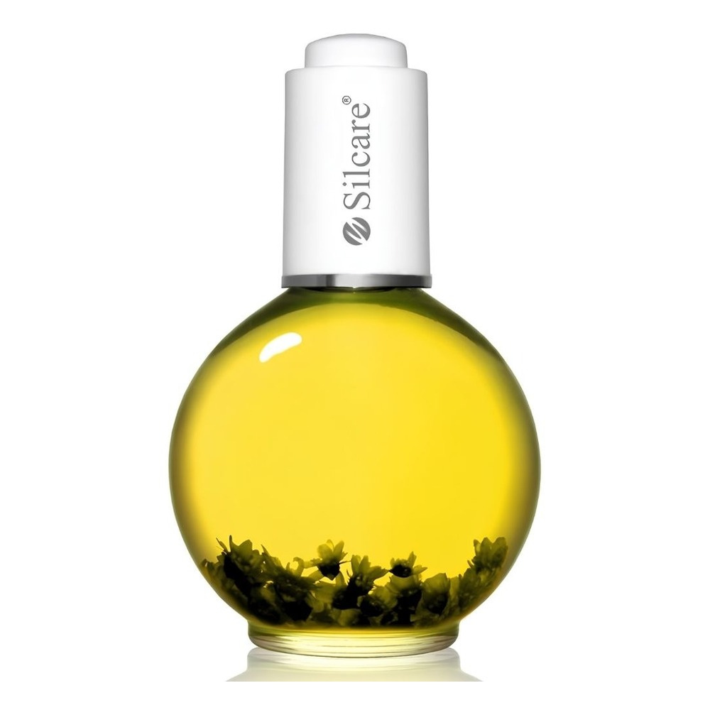 Silcare Garden of Colour Havana Banana Yellow Nail & Cuticle Oil with Flowers 75ml
