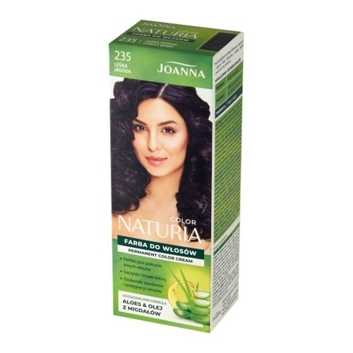Joanna Naturia Permanent Hair Color Paint Care Shine Proteins Forest Berry No. 235 100ml