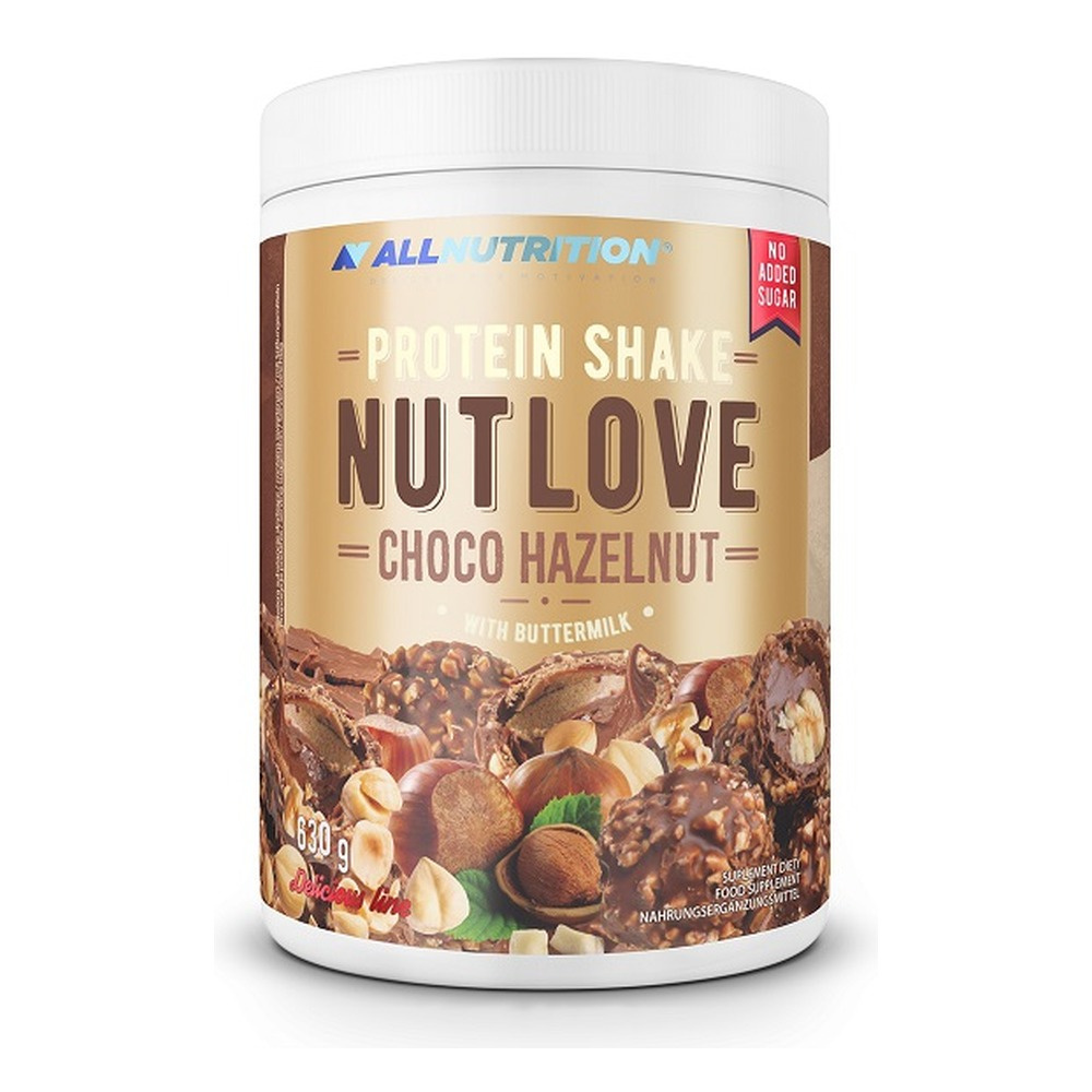 Allnutrition Nutlove Protein Shake Choco Hazelnut Odżywka Wysokobiałkowa 630g