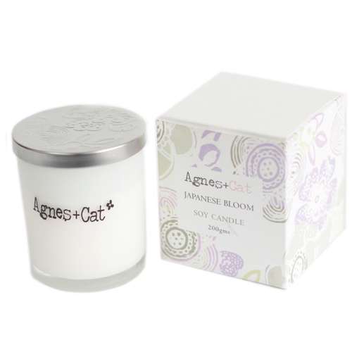 Agnes + Cat Votive Candle - Japanese Bloom