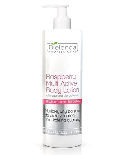 Bielenda Professional Spa & Wellness Program Multiaktywny Balsam do Ciała z Maliną i Bio-Kofeiną z Guarany 500ml