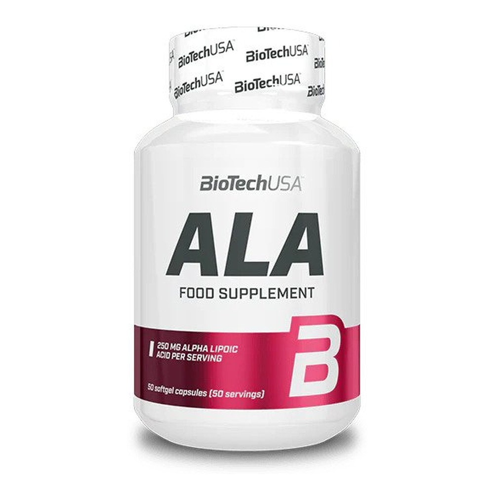 BioTechUSA ALA Alpha Lipoic Acid Kwas alfa-liponowy, 250mg 50 kapsułek