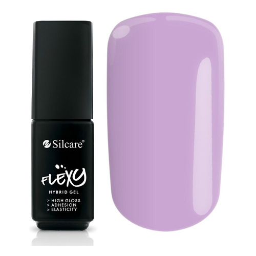 Silcare Flexy UV/LED Hybrid Nail Polish 16 Blueberry Sorbet Purple 4.5g