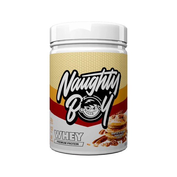 Naughty Boy Advanced Whey Protein Powder Maple & Pecan Pancakes Flavour For Muscle Growth 900g