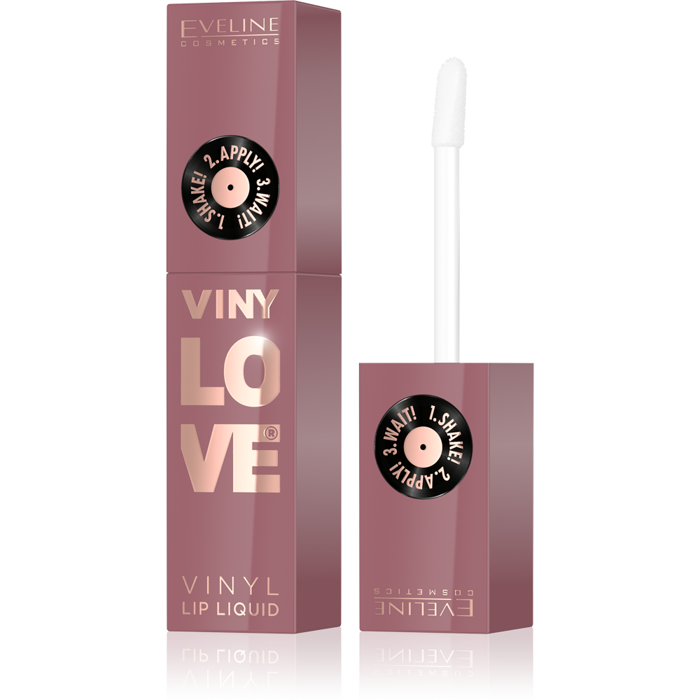 Eveline VinyLove Liquid Vinyl Lipstick with Gloss Effect No. 06 Chillie 4ml