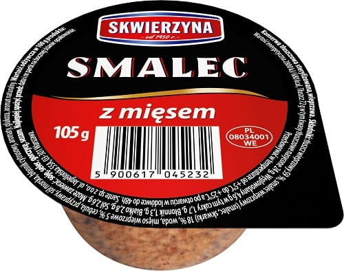 Sante Skwierzyna Lard with Meat 105g Best Before 19.09.26