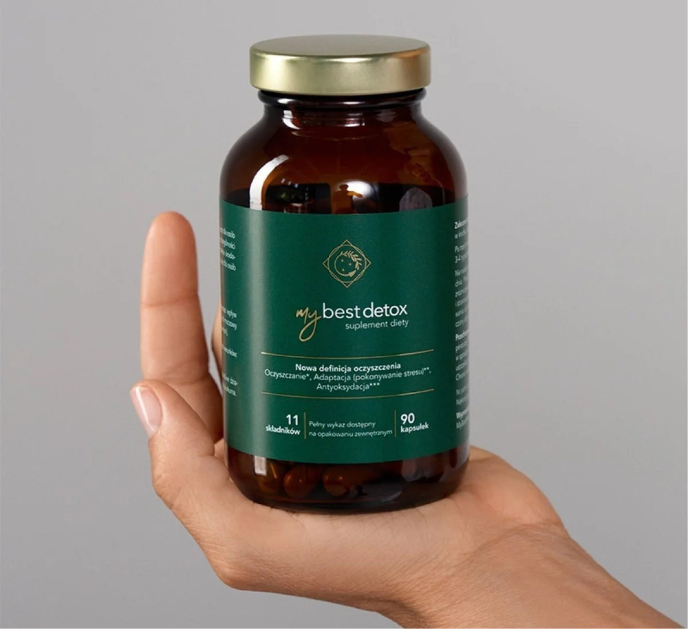 MyBestDetox Oczyszczanie Organizmu Wsparcie 90 Kapsułek Best Before 31.01.25