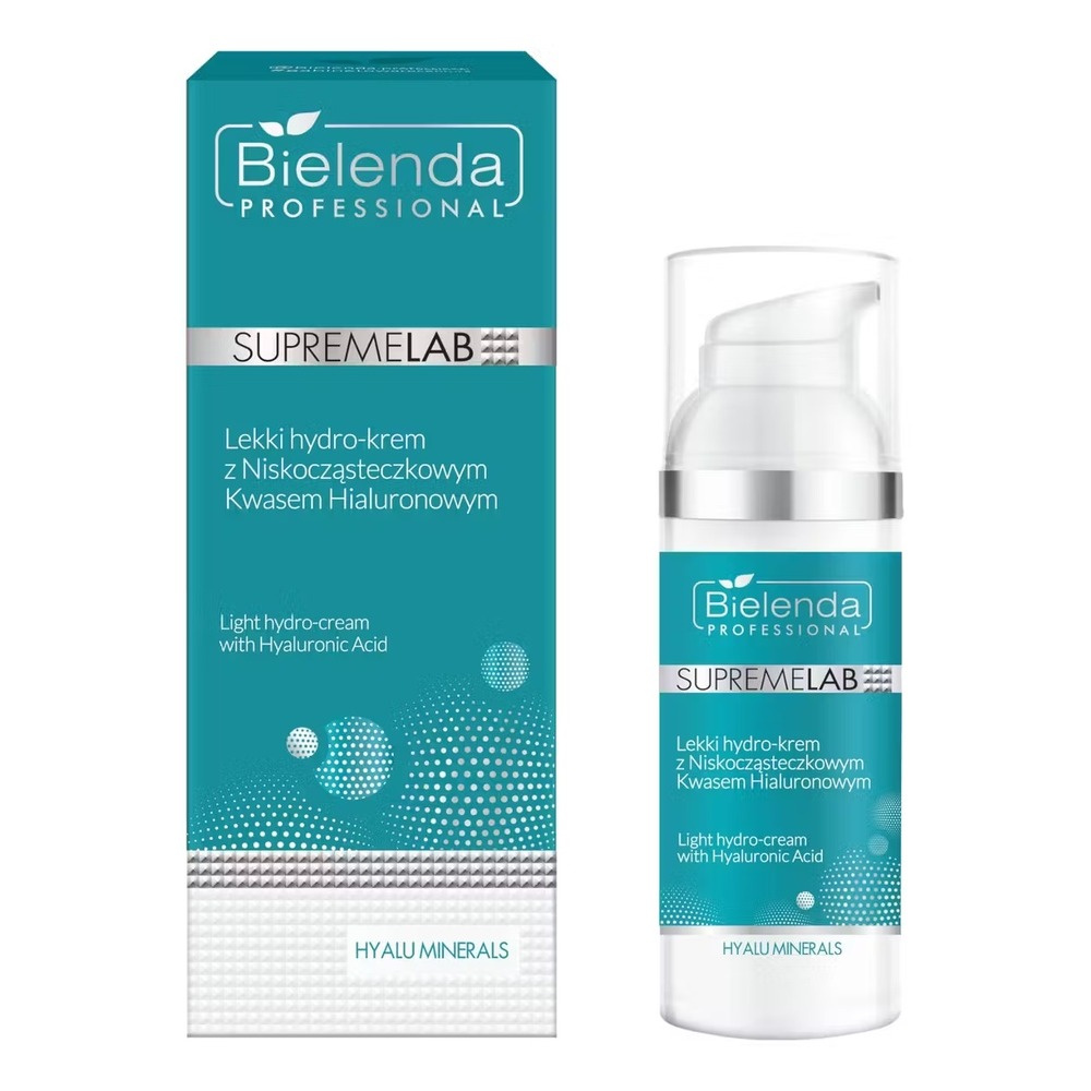 Bielenda SupremeLab Hyalu Minerals Light Hydro-Cream with Low Molecular Hyaluronic Acid 50ml