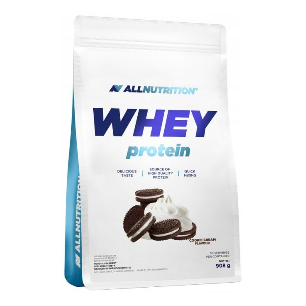 Allnutrition Whey Protein Koncentrat Białka Serwatkowego Krem Ciasteczkowy 908g