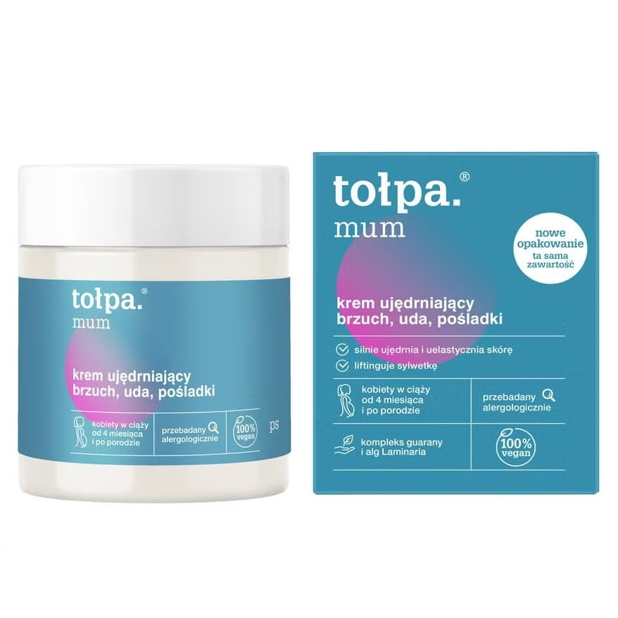 Tolpa Mum Firming Cream Tummy Thighs Buttocks 250ml