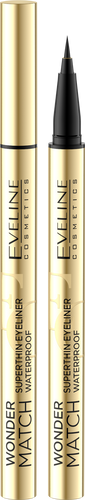 Eveline Wonder Match Superthin Precise Waterproof Eyeliner Black 1 Piece