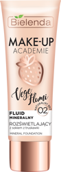 Bielenda Make - Up Academie Vege Flumi Rozświetlający Fluid Mineralny Nr 02 Naturalny Beż 30g