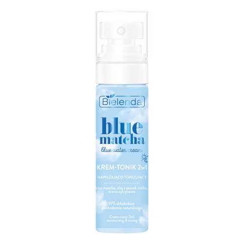 Bielenda Blue Matcha Water Cream Moisturizing and Toning for All Skin Types 75ml