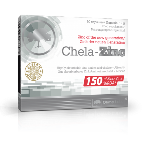 Olimp Chela-Zinc 150% of Highly Digestible Zinc 30 Capsules