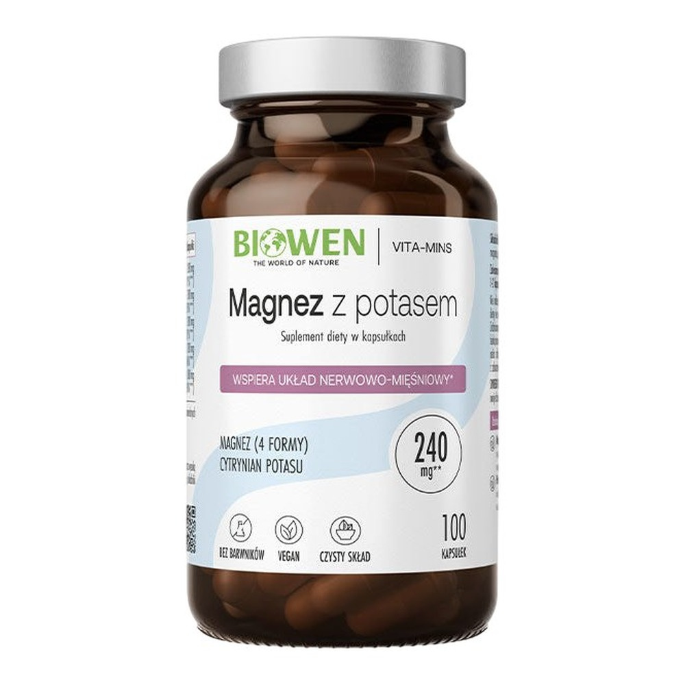 BIOWEN Magnesium 4 Forms with Potassium - 100 capsules