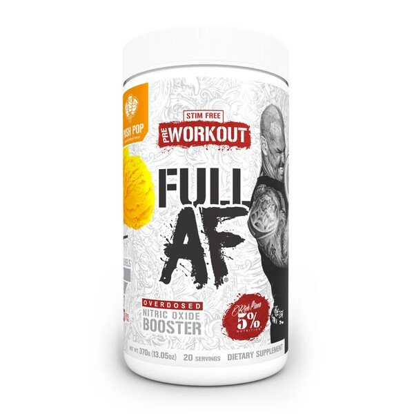 5% Nutrition Full AF Non-Stimulant Pre-Workout Powder for Muscle Pump 370g