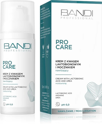 Bandi Professional Pro Care Moisturizing Cream with Lactobionic Acid and Urea 50ml Best Before 30.11.26