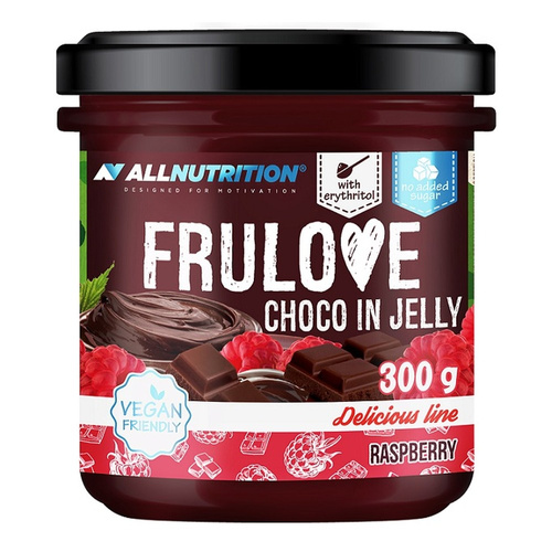 Allnutrition Frulove Choco In Jelly Malina Owoce w Żelu Czekoladowym 300g