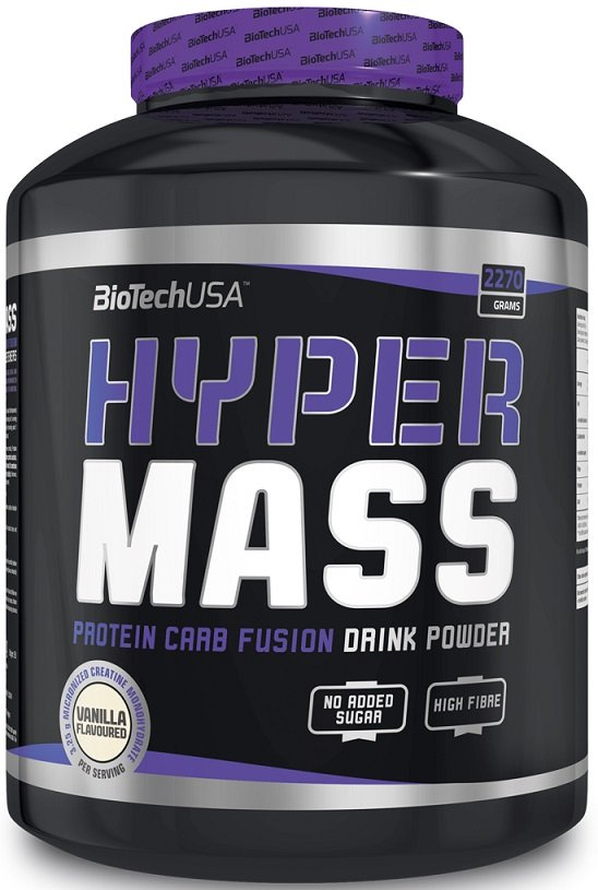 BioTechUSA Hyper Mass Chocolate Mass Gainer with Creatine for Muscle Mass Growth 2270g
