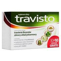 Aflofarm Travisto Wsparcie Trawienia Tłuszczów 30 + 10 Tabletek