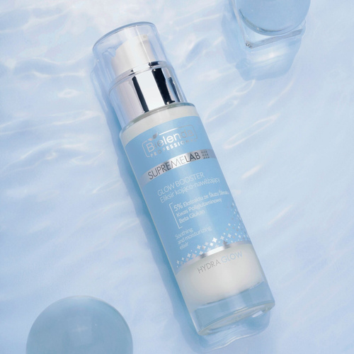 Bielenda Professional SupremeLab Hydra Glow Eliksir Kojąco-Nawilżający Glow Booster z Ekstraktem ze Śluzu Ślimaka dla Skóry Tłustej Mieszanej i Wrażliwej 30ml
