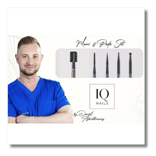 IQ Nails Zestaw Frezów Podologicznych PODO1 5szt