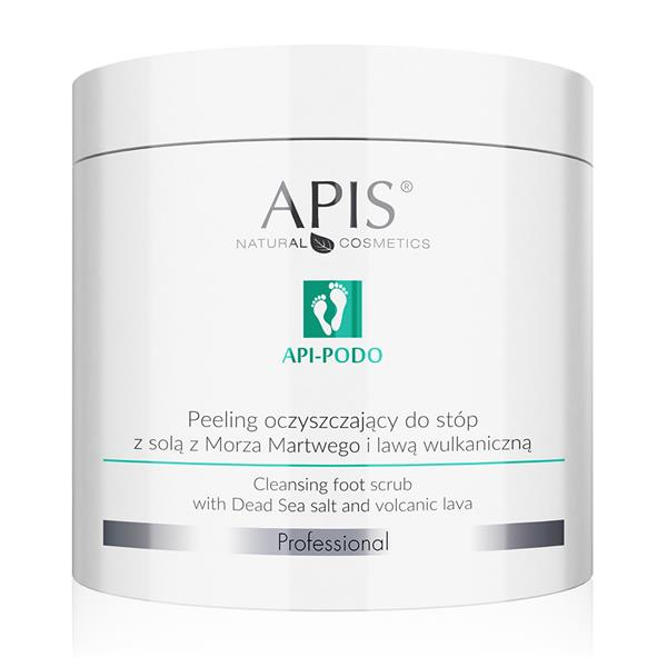 Apis Professional Api Podo Peeling Oczyszczający do Stóp z Solą z Morza Martwego i Lawą Wulkanicznią 700g