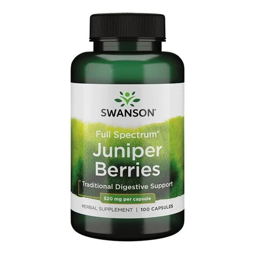 Swanson Full Spectrum Juniper Berries 520mg 100 Kapsułek
