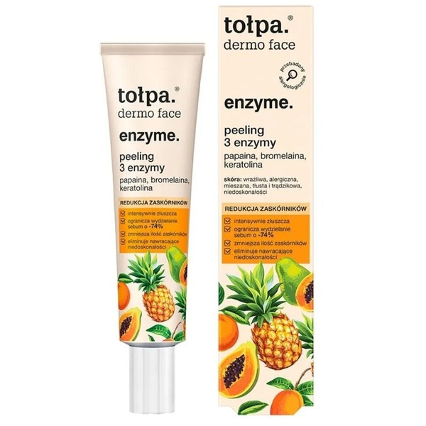Tołpa Dermo Face Peeling Enzymatyczny 3 Enzymy 40ml