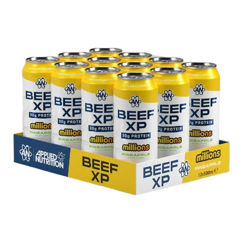 Applied Nutrition Beef XP Cans, Millions Pineapple 12 x 500ml