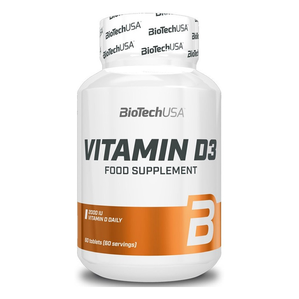 BioTechUSA Vitamin D3 Tabletki, 50mcg 120 tabletek