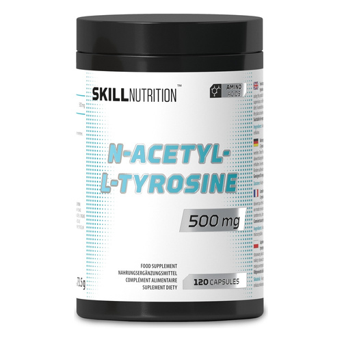 Skill Nutrition N-Acetyl-L-Tyrosine 500mg 120 Vegan Capsules