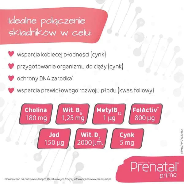 Prenatal Primo Przygotowanie do Ciąży 30 Kapsułek