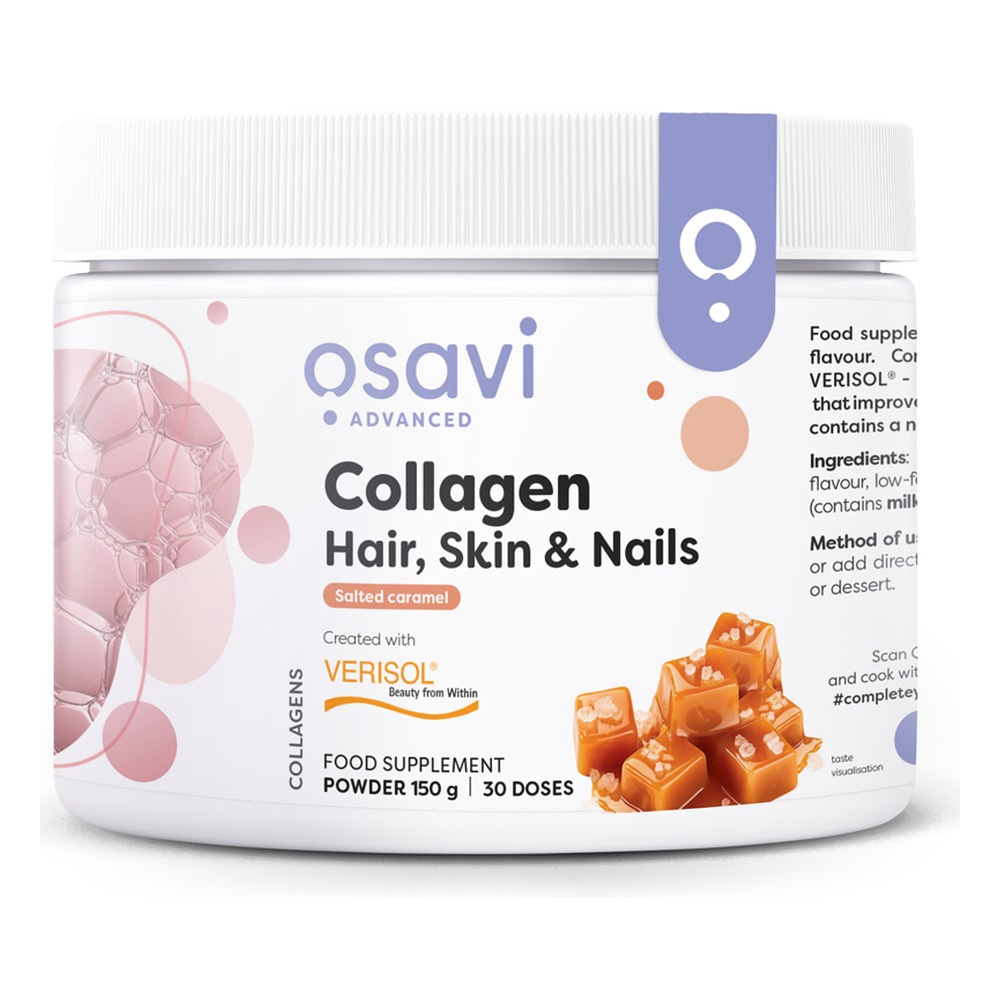 Osavi Collagen Peptides Hair, Skin & Nails Salted Caramel in Powder 150g