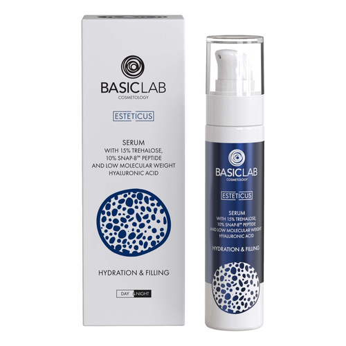 BasicLab Esteticus Nawilżające Serum Anti-Aging 15% Trehaloza 10% Snap-8 50ml