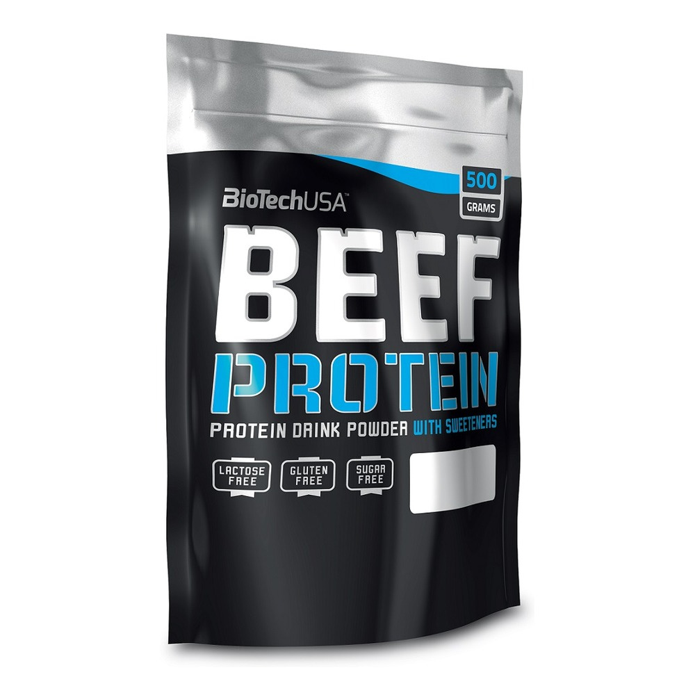 BioTechUSA Beef Protein, Strawberry 500g