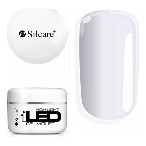 Silcare High Light LED Violet Builder Gel for Nail Styling 100g