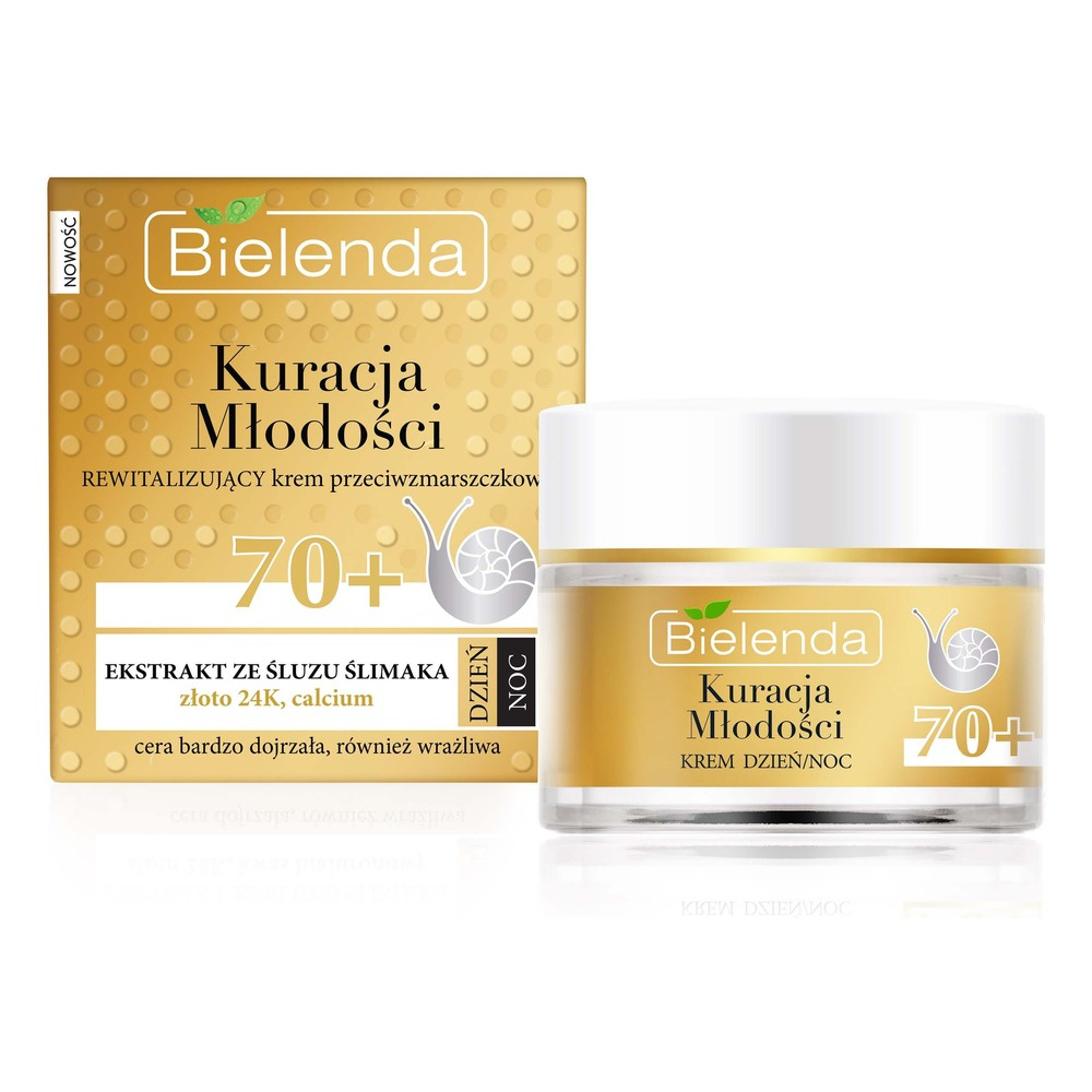 Bielenda Youth Treatment 70+ Cream with Snail Mucus and Gold 50ml